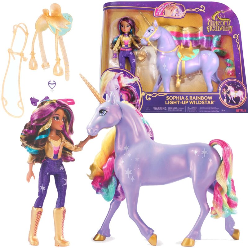 Lalka SPIN MASTER Unicorn Academy Sophia i Jednorożec 6071553