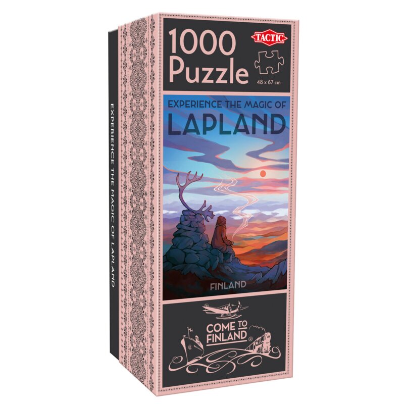 Puzzle TACTIC Come to Finland Experience the magic of Lapland (1000 elementów)