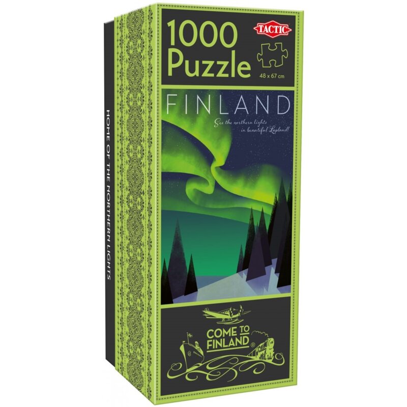 Puzzle TACTIC Come to Finland Northern Lights 59373 (1000 elementów)