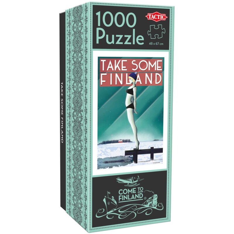 Puzzle TACTIC Come to Finland Take some Finland 60776 (1000 elementów)