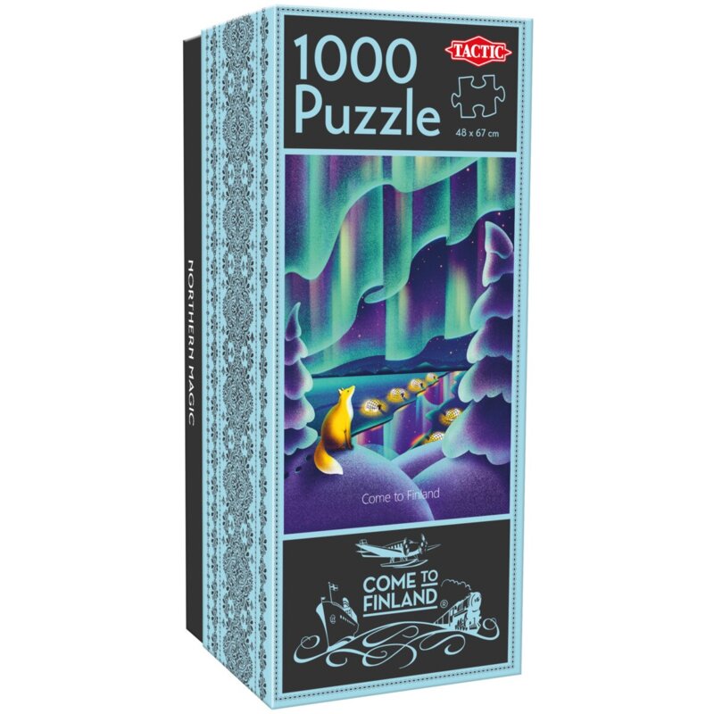 Puzzle TACTIC Come to Finland Pohjolan Taika 60777 (1000 elementów)