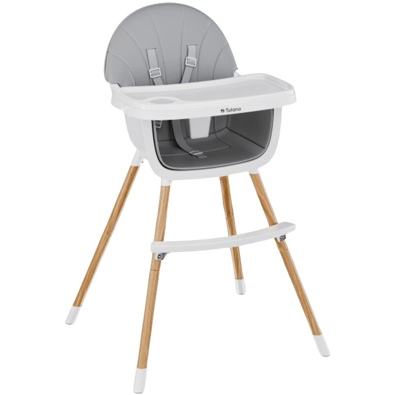 Krzesełko do karmienia TULANO Morsel Szary
