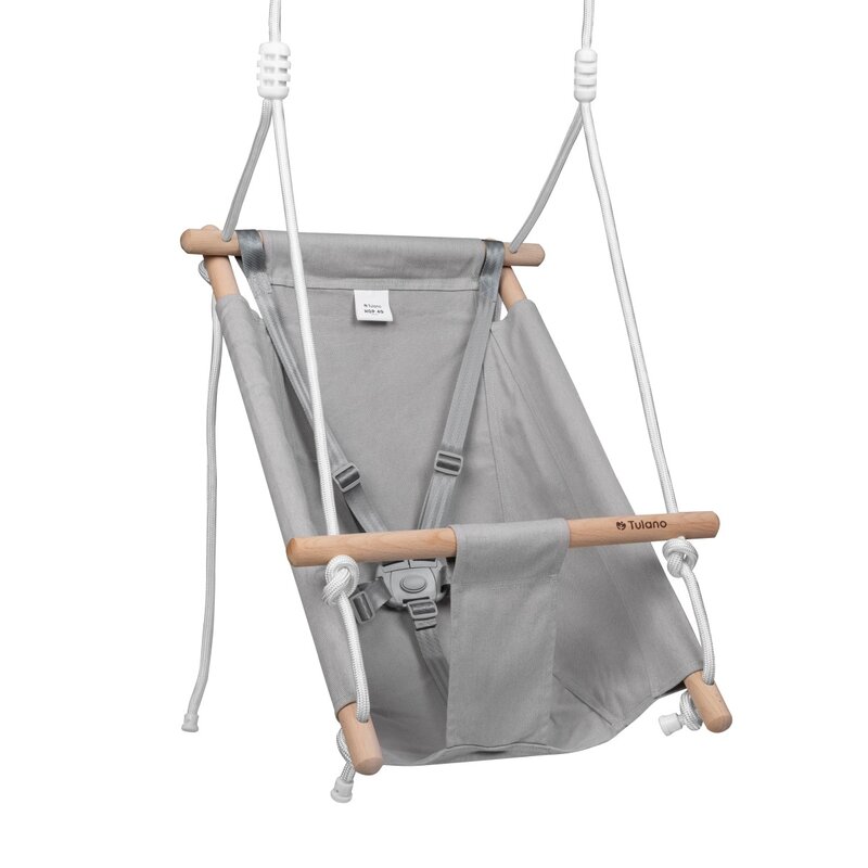 Huśtawka dla dzieci TULANO Hop 40 Szary