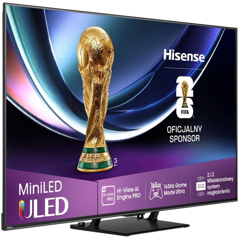 Telewizor HISENSE 65U7Q Pro 65" MINILED 4K 165Hz VRR VIDAA Dolby Vision Dolby Atmos HDMI 2.1