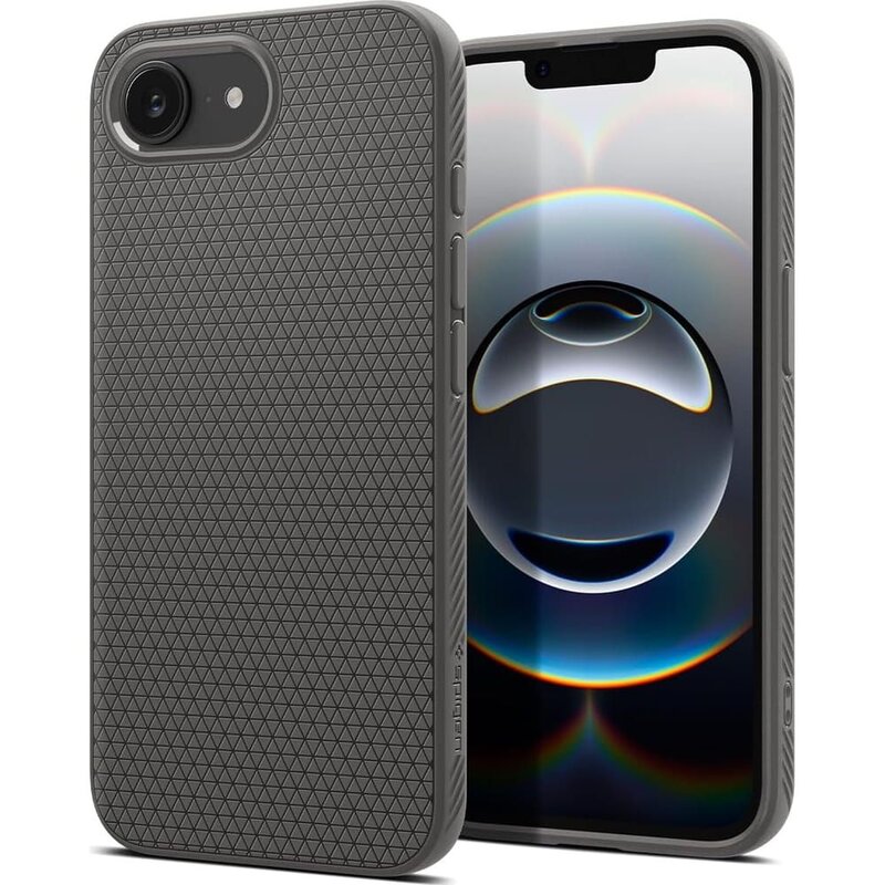 Spigen Liquid Air do iPhone 16e Szary