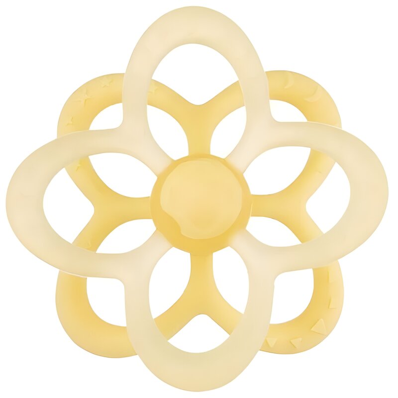 Gryzak CANPOL Sensoryczny Kwiatek 2w1 Żółty