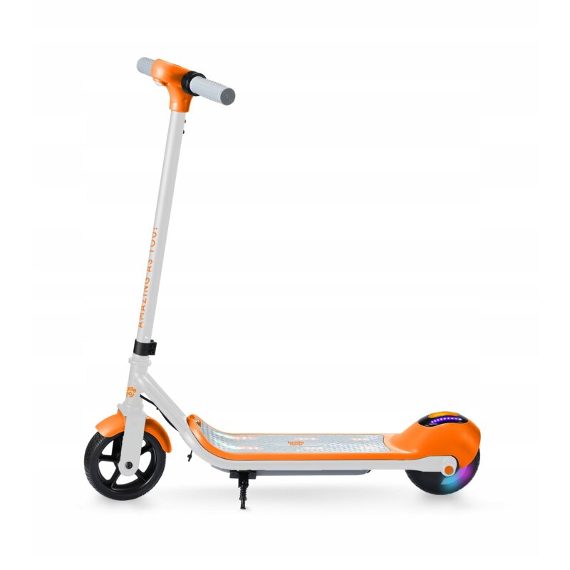 Hulajnoga elektryczna KIDDOBOO KBY2WHI 8km 110W 6.5" Pomarańczowy