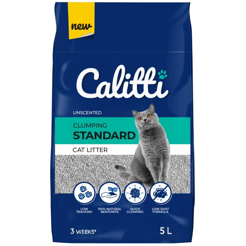 Żwirek dla kota CALITTI Standard Unscented 5 L