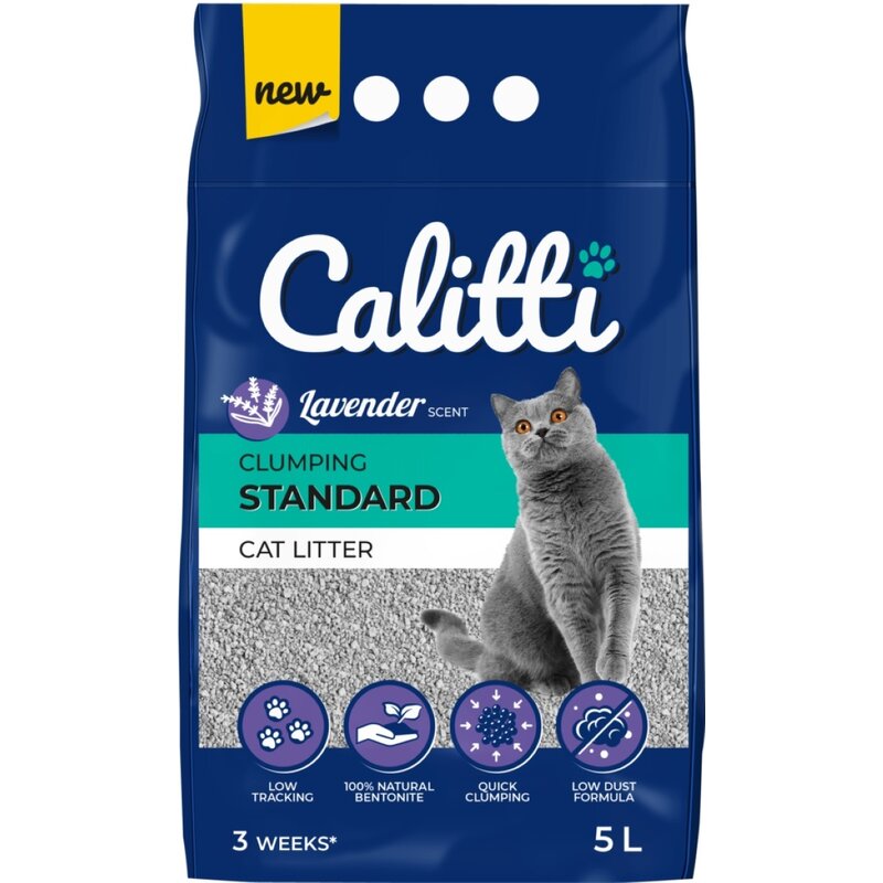 Żwirek dla kota CALITTI Standard Lavender 5 L