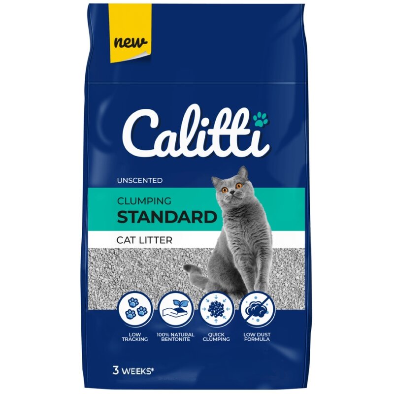 Żwirek dla kota CALITTI Standard Unscented 25 L