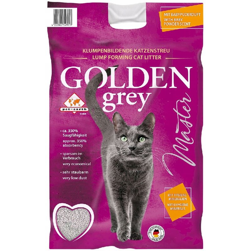 GOLDEN Grey Master - żwirek bentonitowy - 14kg