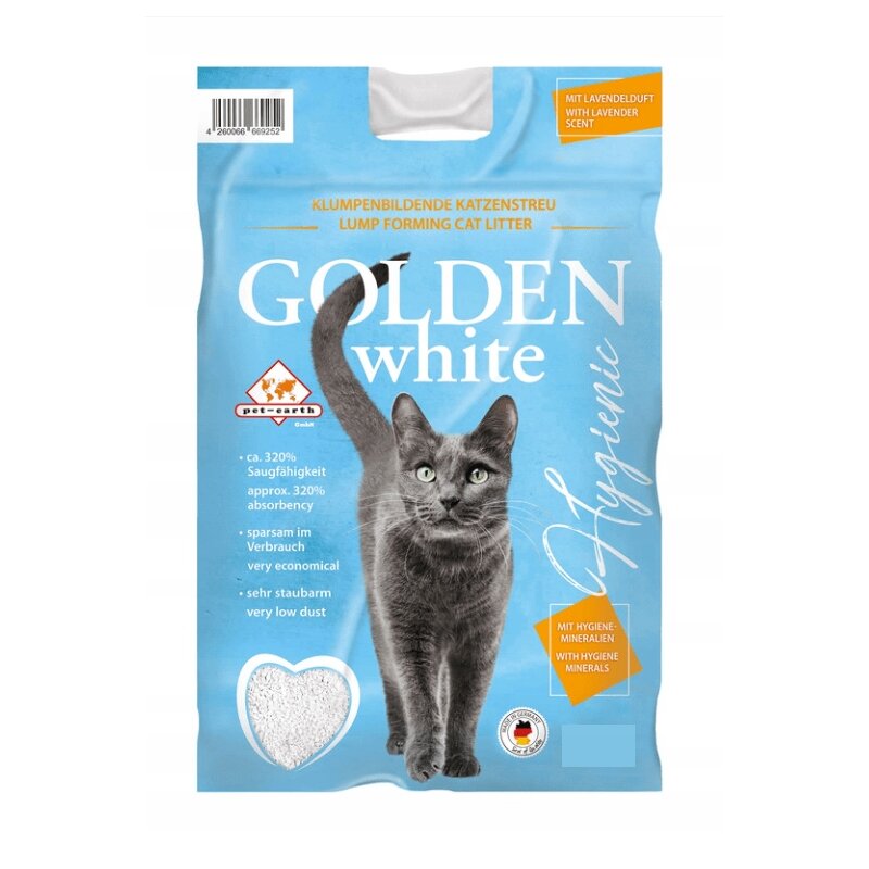 Żwirek dla kota GOLDEN Grey White 15 L