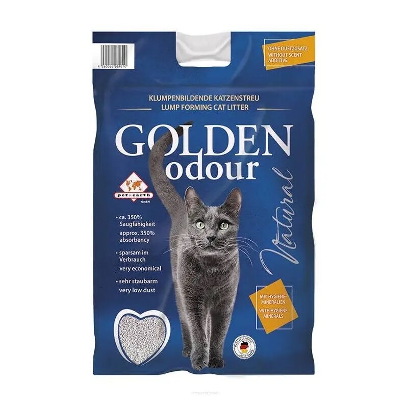 Żwirek dla kota GOLDEN Odour 15 L