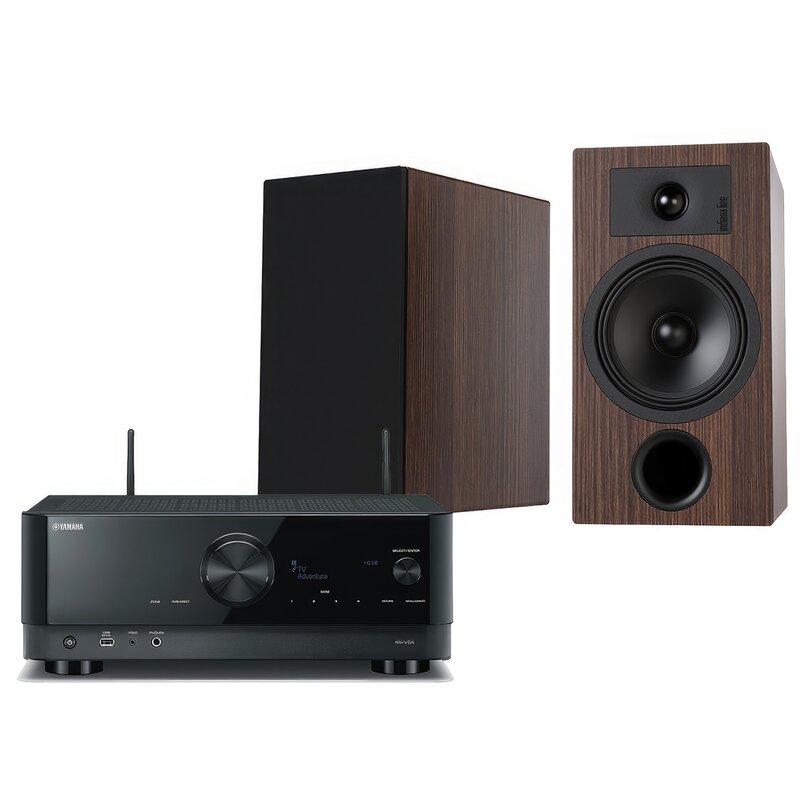 Zestaw stereo YAMAHA RX-V6A + INDIANA Line Tesi 3 Mocca