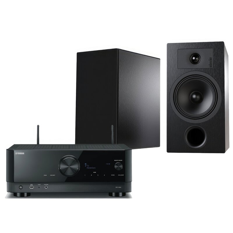 Zestaw stereo YAMAHA RX-V6A + INDIANA Line Tesi 3 Czarny