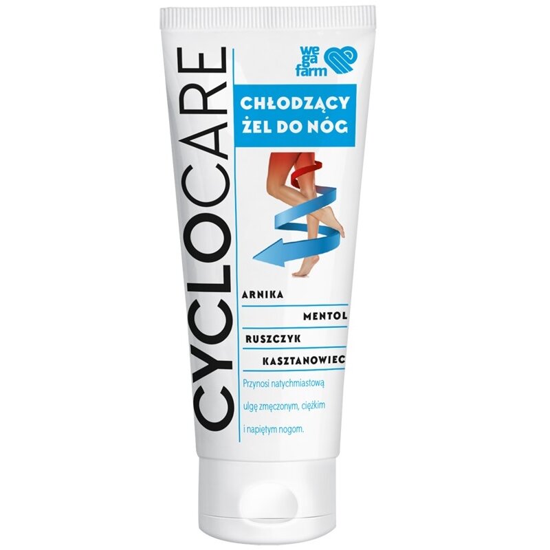 Żel chłodzący do nóg WEGAFARM Cyclocare (100 ml)