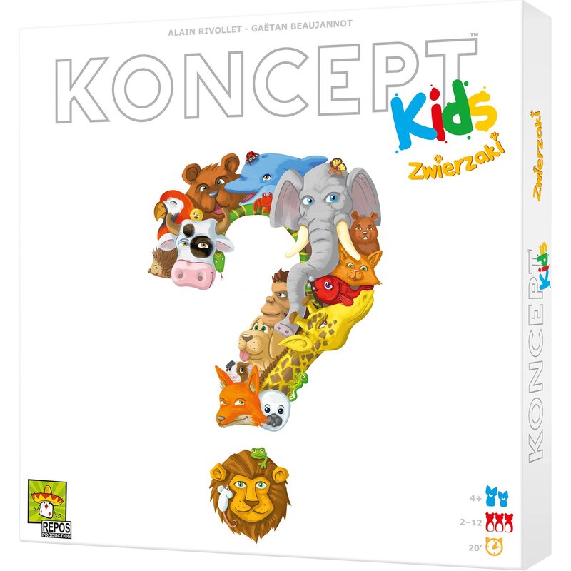 Gra planszowa REBEL Koncept Kids Zwierzaki
