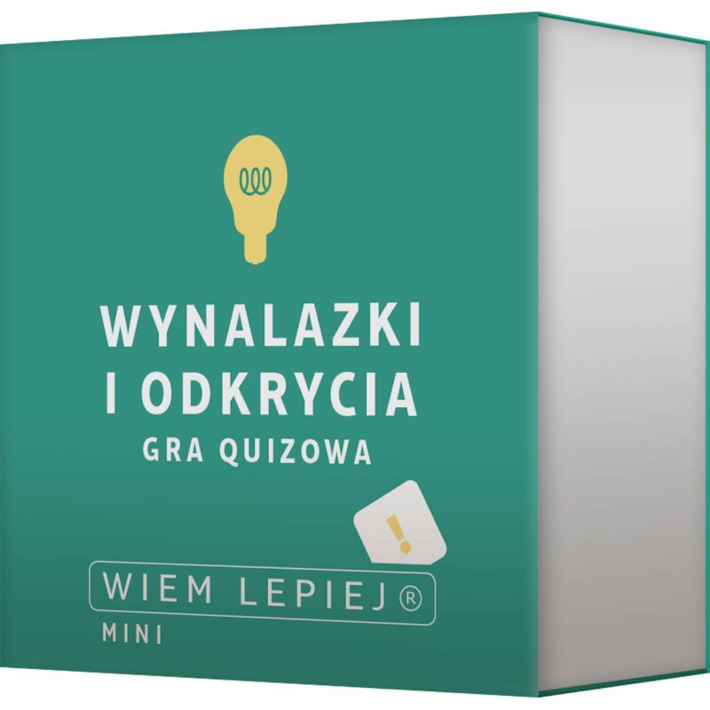 Gra towarzyska REBEL Wiem lepiej Wynalazki i odkrycia