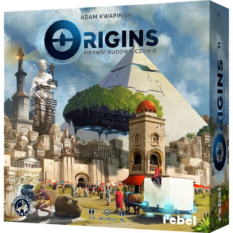 Gra planszowa REBEL Origins Pierwsi Budowniczowie