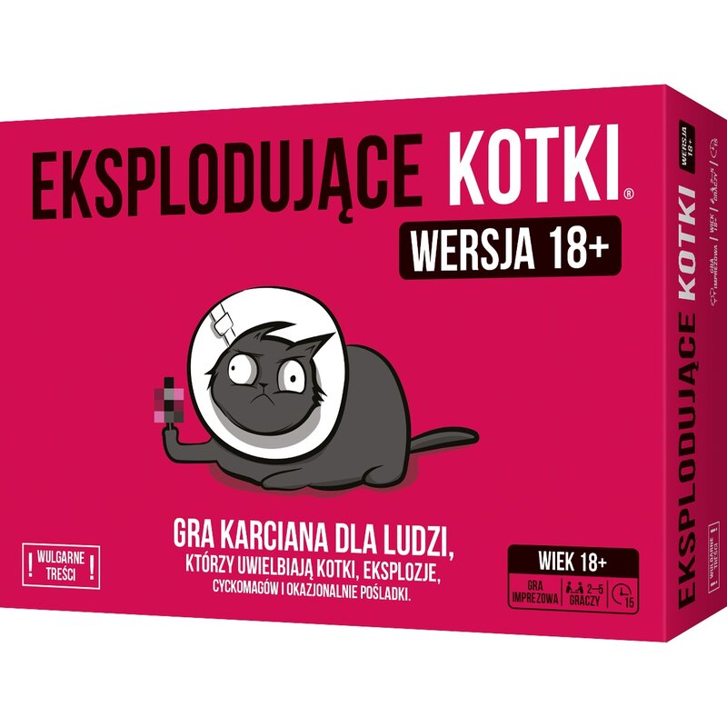 Gra karciana REBEL Eksplodujące Kotki 18+