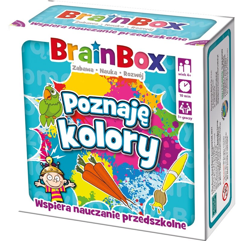 Gra karciana REBEL BrainBox Poznaję kolory
