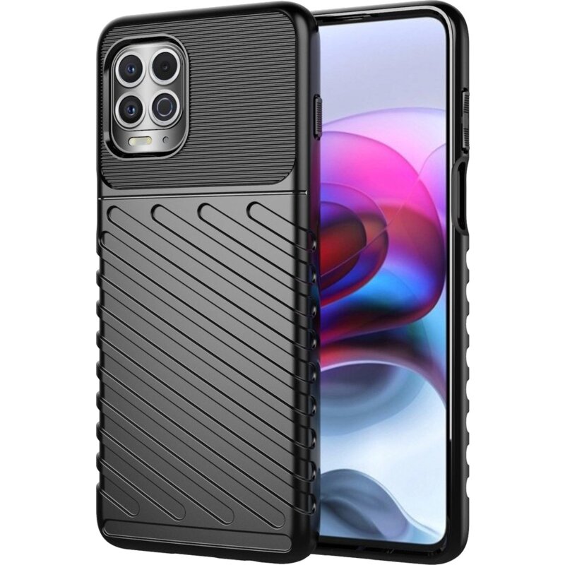 Etui HURTEL Thunder Case do Motorola Moto G100/Edge S Czarny