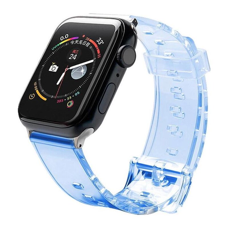 Pasek HURTEL Strap Light do zegarka Apple Watch do koperty 42/44 mm Niebieski