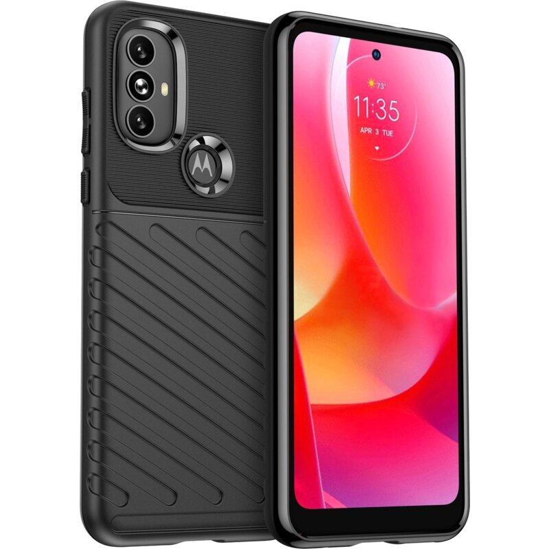 Etui HURTEL Thunder Case do Motorola Moto G Power 2022 Czarny