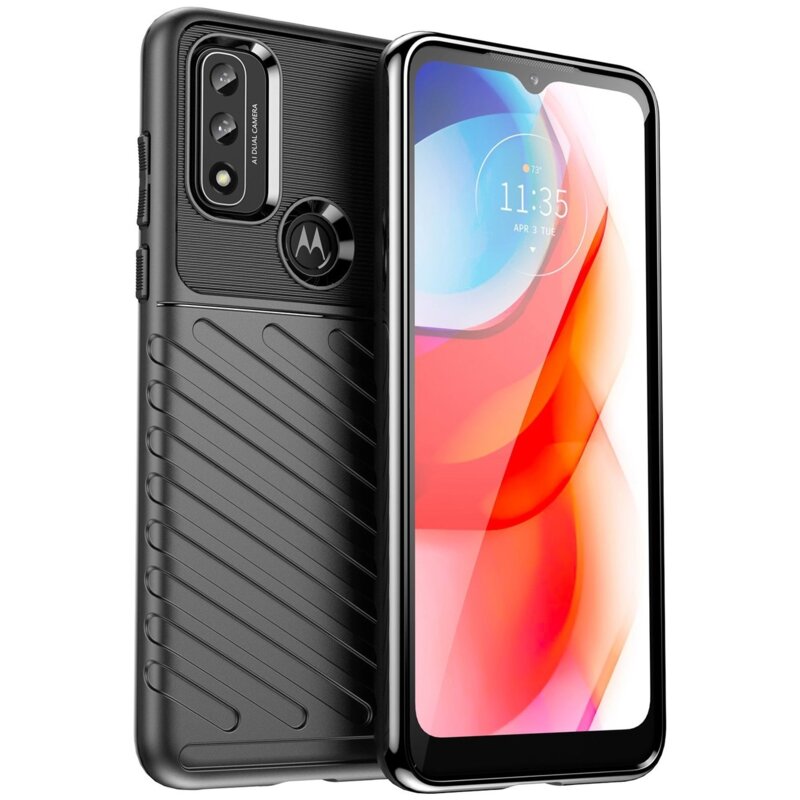 Etui HURTEL Thunder Case do Motorola Moto G Play 2022 Czarny