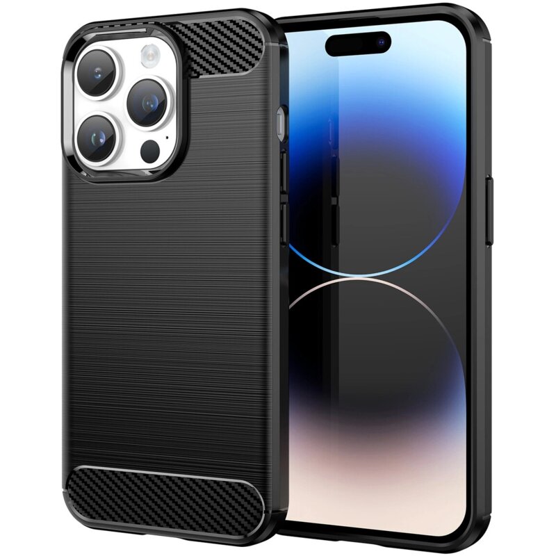 Etui HURTEL Carbon Case do Apple iPhone 14 Pro Max Czarny
