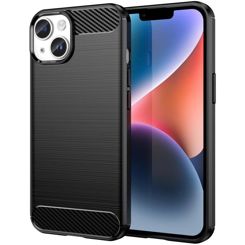 Etui HURTEL Carbon Case do Apple iPhone 14 Plus Czarny