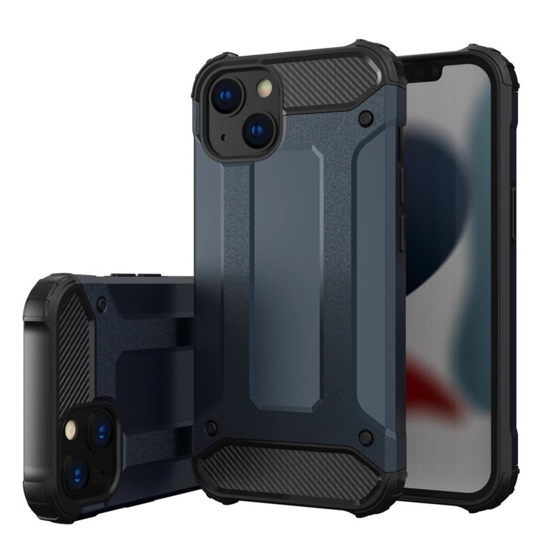 Etui HURTEL Hybrid Armor do Apple iPhone 14 Niebieski