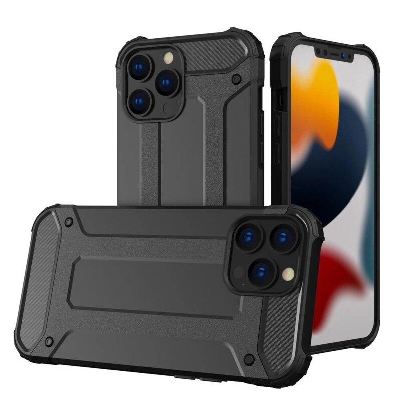 Etui HURTEL Hybrid Armor do Apple iPhone 14 Pro Max Czarny