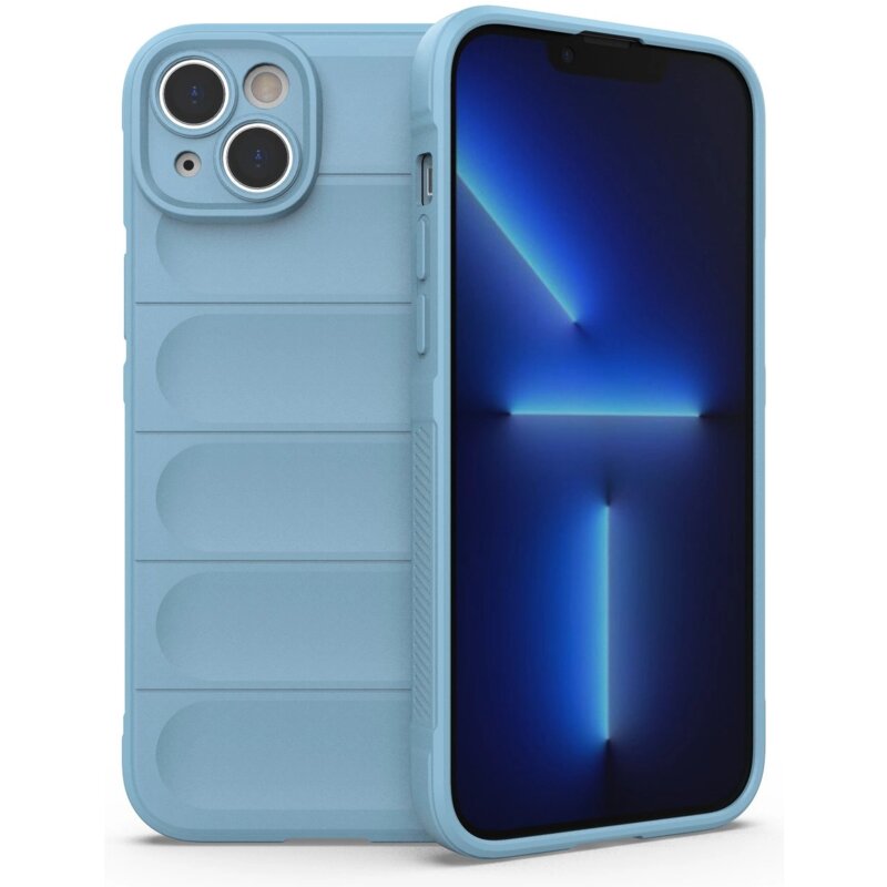 Etui HURTEL Magic Shield do Apple iPhone 14 Plus Jasnoniebieski