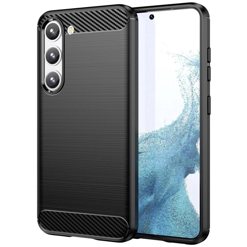 Etui HURTEL Carbon Case do Samsung Galaxy S23+ Czarny