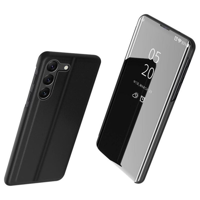 Etui HURTEL Clear View Case do Samsung Galaxy S23+ Czarny