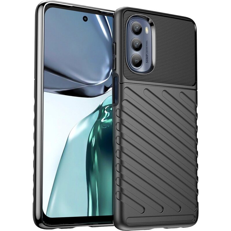 Etui HURTEL Thunder Case do Motorola Moto G62 5G Czarny