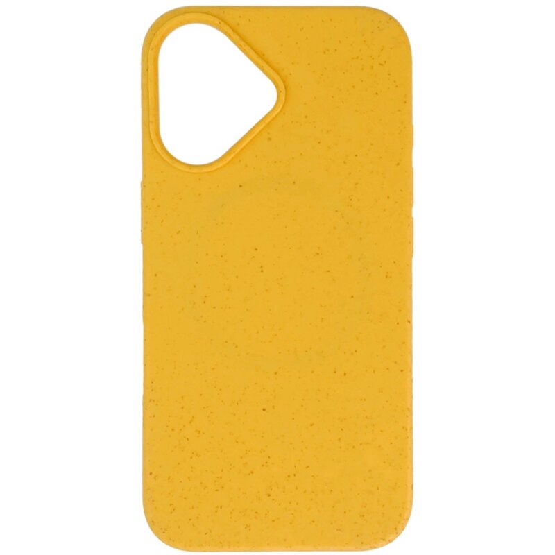 Etui HURTEL Multiple Color Wheat Bran Case MagSafe do Apple iPhone 16 Żółty