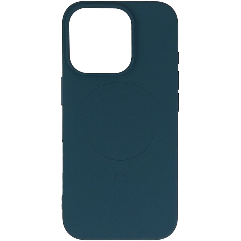 Etui HURTEL Liquid Silicone Case MagSafe do Apple iPhone 16 Pro Max Ciemnoniebieski