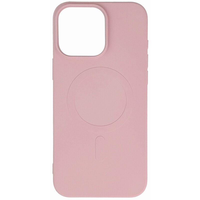 Etui HURTEL Liquid Silicone Case MagSafe do Apple iPhone 16 Pro Jasnoróżowy