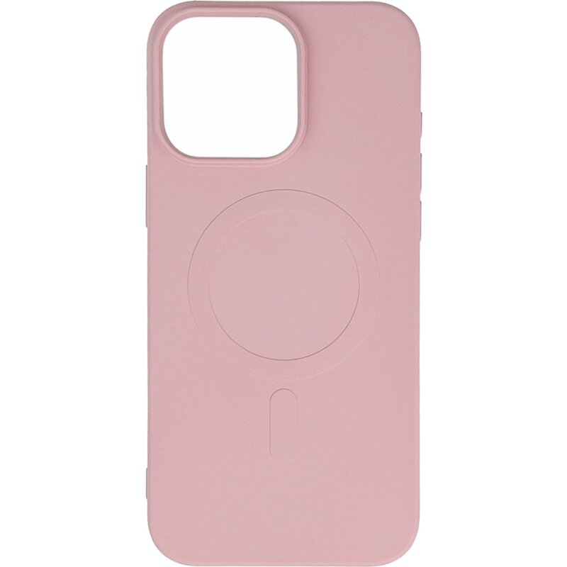 Etui HURTEL Liquid Silicone Case MagSafe do Apple iPhone 16 Pro Max Jasnoróżowy