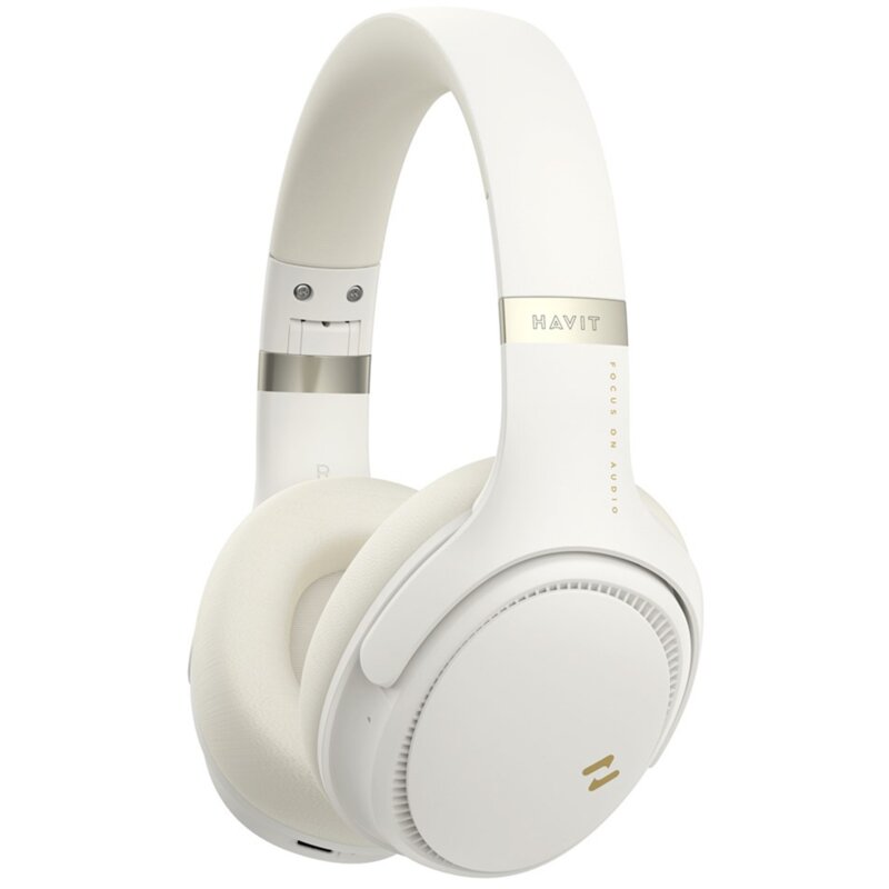 Havit H630BT PRO Nauszne Bluetooth 5.3 Złoty