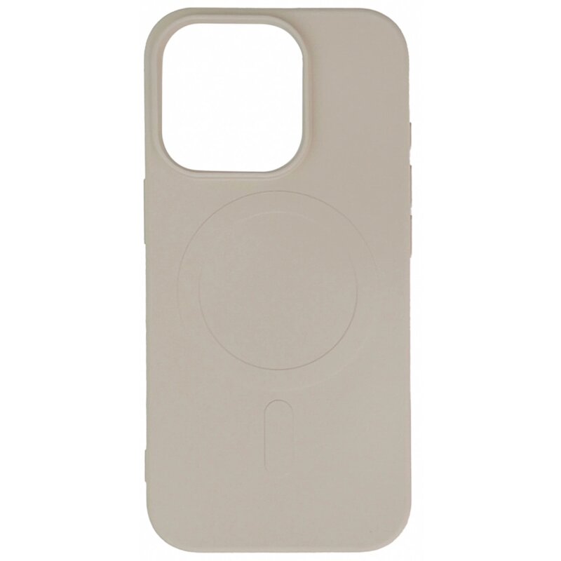 Etui HURTEL Liquid Silicone Case MagSafe do Apple iPhone 16 Pro Max Beżowy