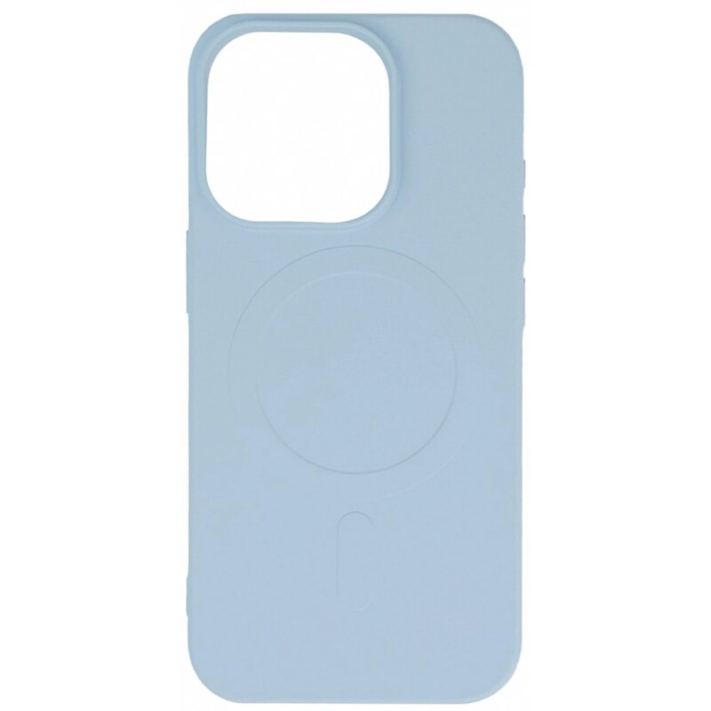 Etui HURTEL Liquid Silicone Case MagSafe do Apple iPhone 16 Pro Błękitny