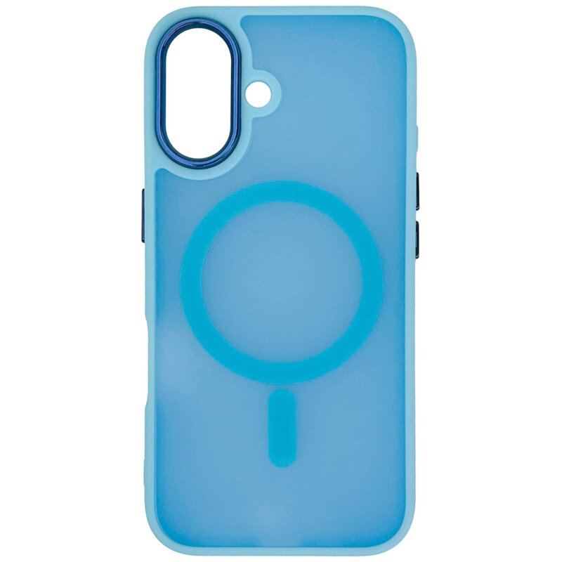 Etui HURTEL Magnetic Collection MagSafe do Apple iPhone 16 Jasnoniebieski