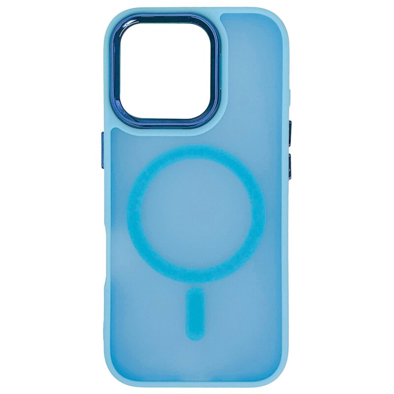 Etui HURTEL Magnetic Collection MagSafe do Apple iPhone 16 Pro Jasnoniebieski
