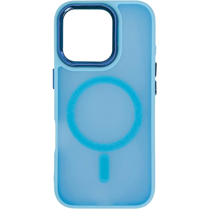 Etui HURTEL Magnetic Collection MagSafe do Apple iPhone 16 Pro Max Jasnoniebieski