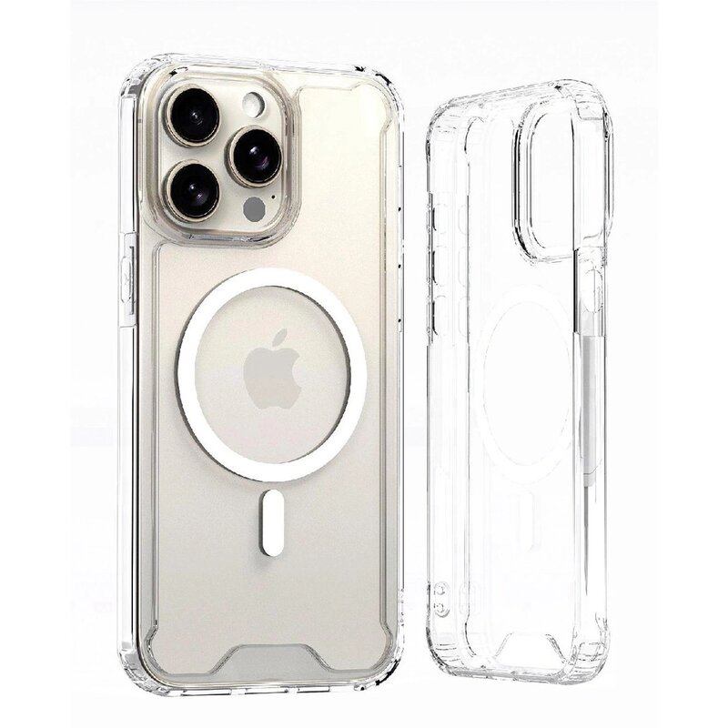 Etui HURTEL Clear Corner Case MagSafe do Apple iPhone 16 Pro Przezroczysty