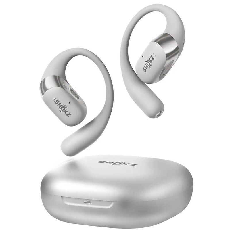 Shokz OpenFit 2+ Przewodnictwo powietrzne Bluetooth 5.4 Szary