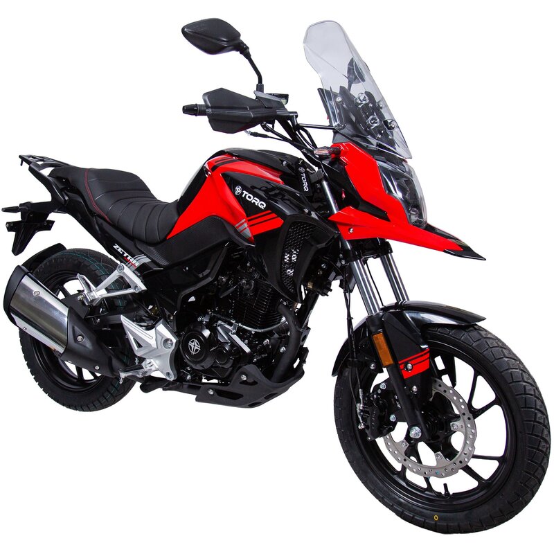 Motocykl TORQ Zetra ADV 125 MC125-5 124.4cm3 11l Czarno-czerwony